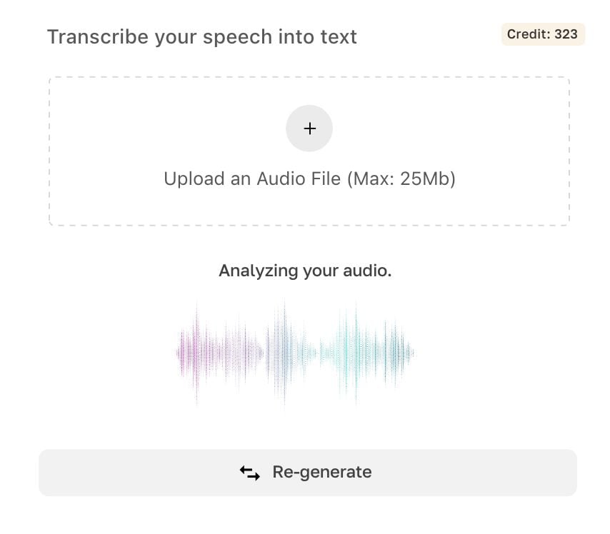 Speak, Transcribe, Record.