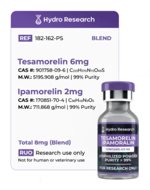 Tesamorelin 6.98 mg/Ipamorelin 2 mg